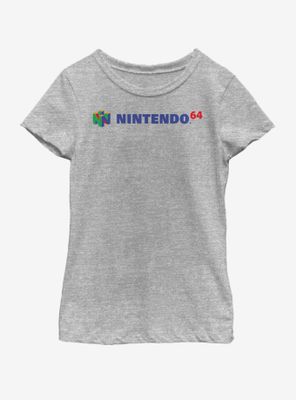 Nintendo Full N64 Logo Youth Girls T-Shirt