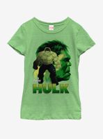 Marvel Hulk Smash Sil Youth Girls T-Shirt