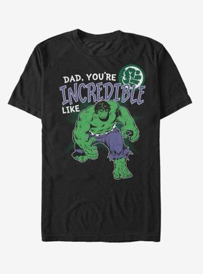 Marvel Hulk Incredible Like Dad T-Shirt