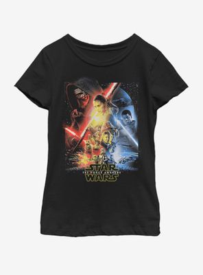 Star Wars Divided Poster Youth Girls T-Shirt