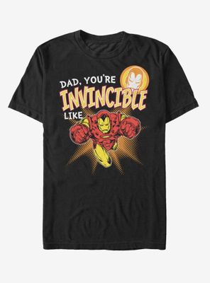 Marvel Ironman Invincible like Dad T-Shirt