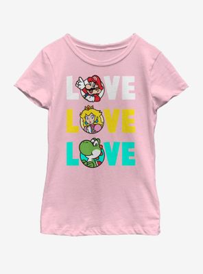 Nintendo Love Youth Girls T-Shirt