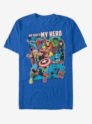 Marvel Hero Dad Heros T-Shirt