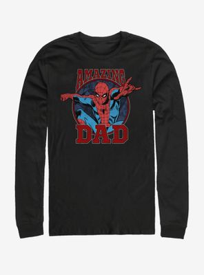 Marvel Spiderman Amazing Dad Long Sleeve T-Shirt