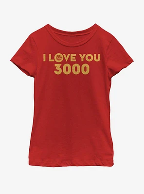 Marvel Avengers: Endgame Love 3000 Youth Girls T-Shirt