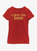Marvel Avengers: Endgame Love 3000 Youth Girls T-Shirt