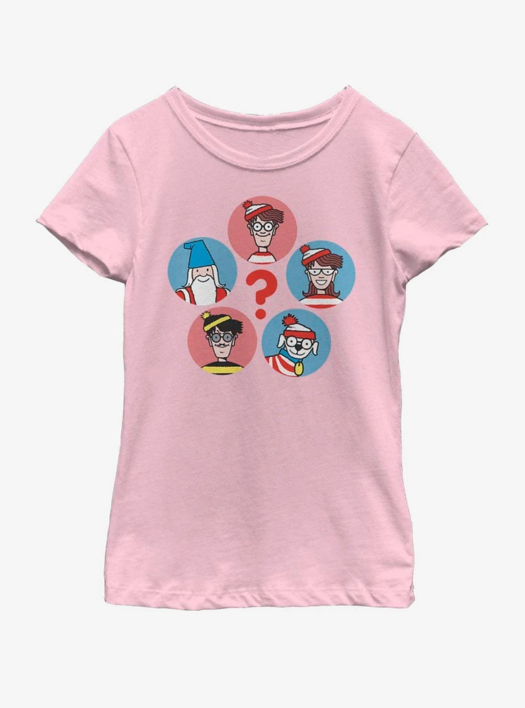 Where's Waldo Where Youth Girls T-Shirt