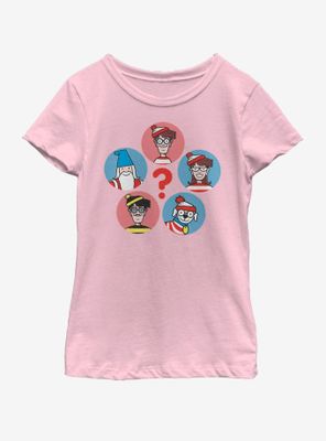 Where's Waldo Where Youth Girls T-Shirt
