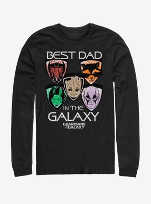 Marvel Guardians of the Galaxy Best Dad Long Sleeve T-Shirt
