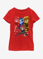 Marvel Black Widow Trio Youth Girls T-Shirt