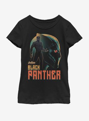 Marvel Black Panther King Wakanda Sil Youth Girls T-Shirt