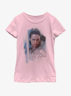Star Wars Rey Paint Youth Girls T-Shirt