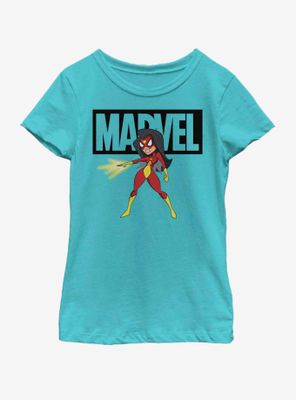 Marvel Brick SpideyWoman Youth Girls T-Shirt
