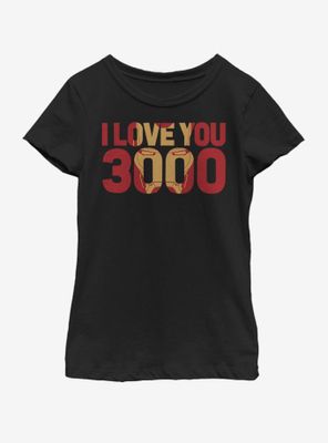 Marvel Avengers: Endgame Love You 3000 Youth Girls T-Shirt
