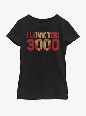 Marvel Avengers: Endgame Love You 3000 Youth Girls T-Shirt