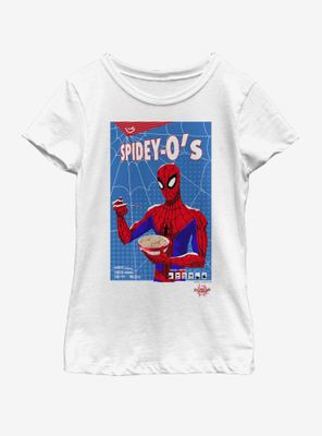 Marvel Spiderman Spidey Cereal Youth Girls T-Shirt