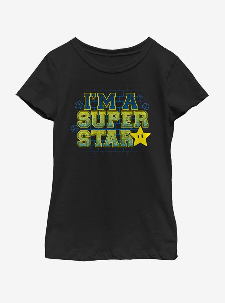 Nintendo Super Star Youth Girls T-Shirt