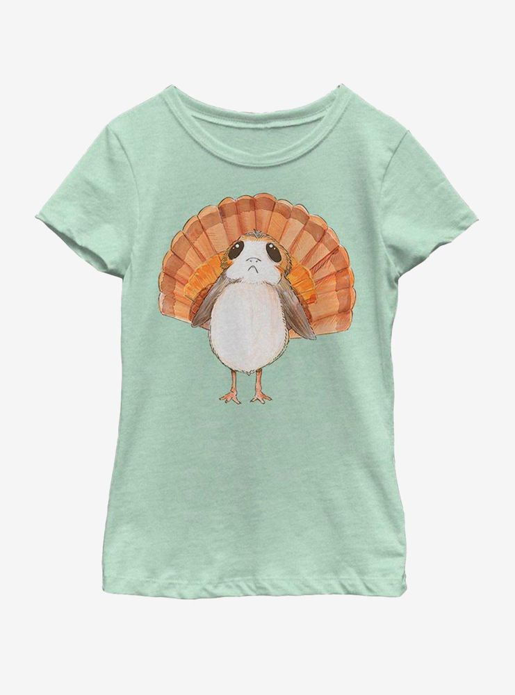 Star Wars Porg Turkey Youth Girls T-Shirt