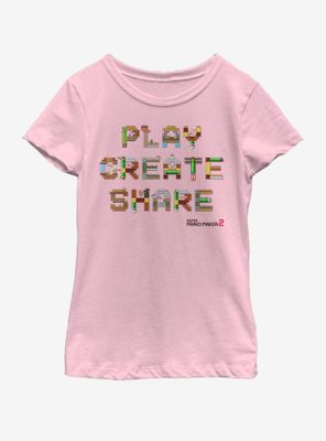 Nintendo Create More Youth Girls T-Shirt