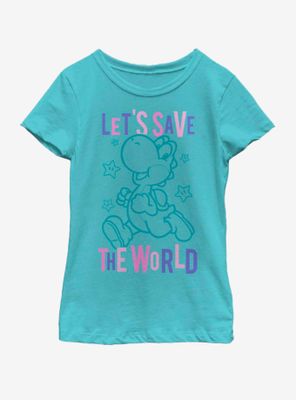 Nintendo Save The World Youth Girls T-Shirt