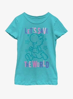 Nintendo Save The World Youth Girls T-Shirt