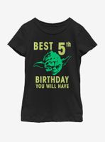 Star Wars Yoda Fifth Youth Girls T-Shirt