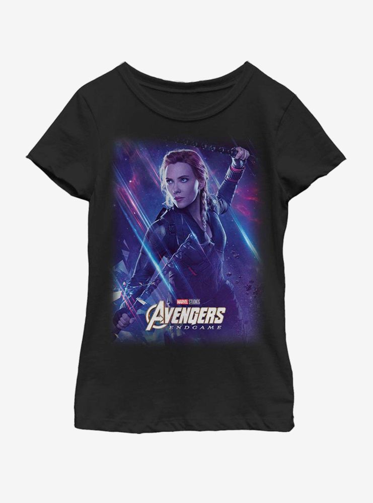 Marvel Avengers: Endgame Space Widow Youth Girls T-Shirt