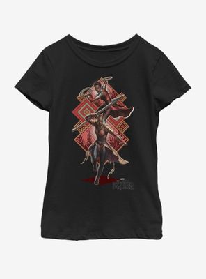 Marvel Black Panther Girl Power Youth Girls T-Shirt