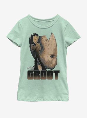 Marvel Guardians of the Galaxy Groot Sil Youth Girls T-Shirt