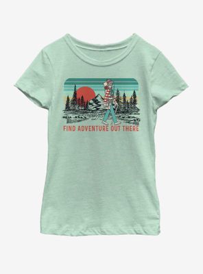 Where's Waldo Waldo's Adventure Youth Girls T-Shirt
