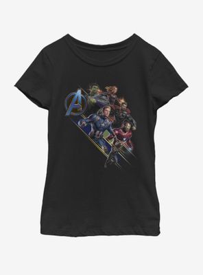 Marvel Avengers: Endgame Avengers Assemble Youth Girls T-Shirt
