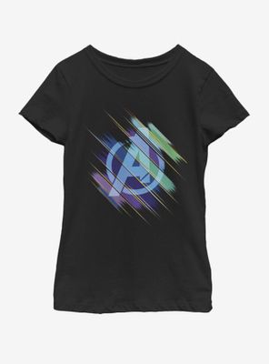 Marvel Avengers: Endgame Logo Swipe Youth Girls T-Shirt