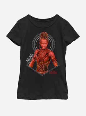 Marvel Black Panther Shuri Tribal Youth Girls T-Shirt