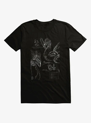 Fantastic Beasts Occamy Sketches T-Shirt
