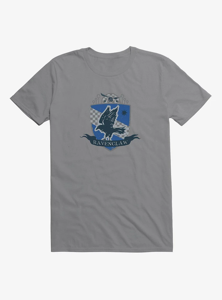 Harry Potter Quidditch Ravenclaw Shield T-Shirt