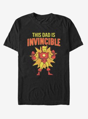 Marvel Ironman This Dad Is Invincible T-Shirt