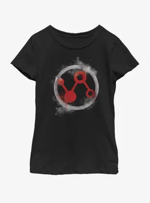 Marvel Avengers: Endgame Ant Man Spray Logo Youth Girls T-Shirt