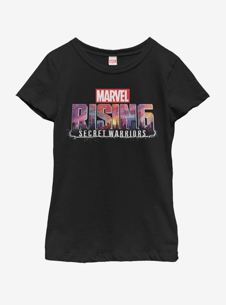 Marvel Secret Wars Logo Youth Girls T-Shirt