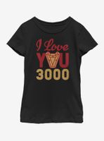 Marvel Avengers: Endgame 3000 Arc Reactor Youth Girls T-Shirt