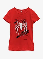 Marvel Spiderman Spider Youth Girls T-Shirt