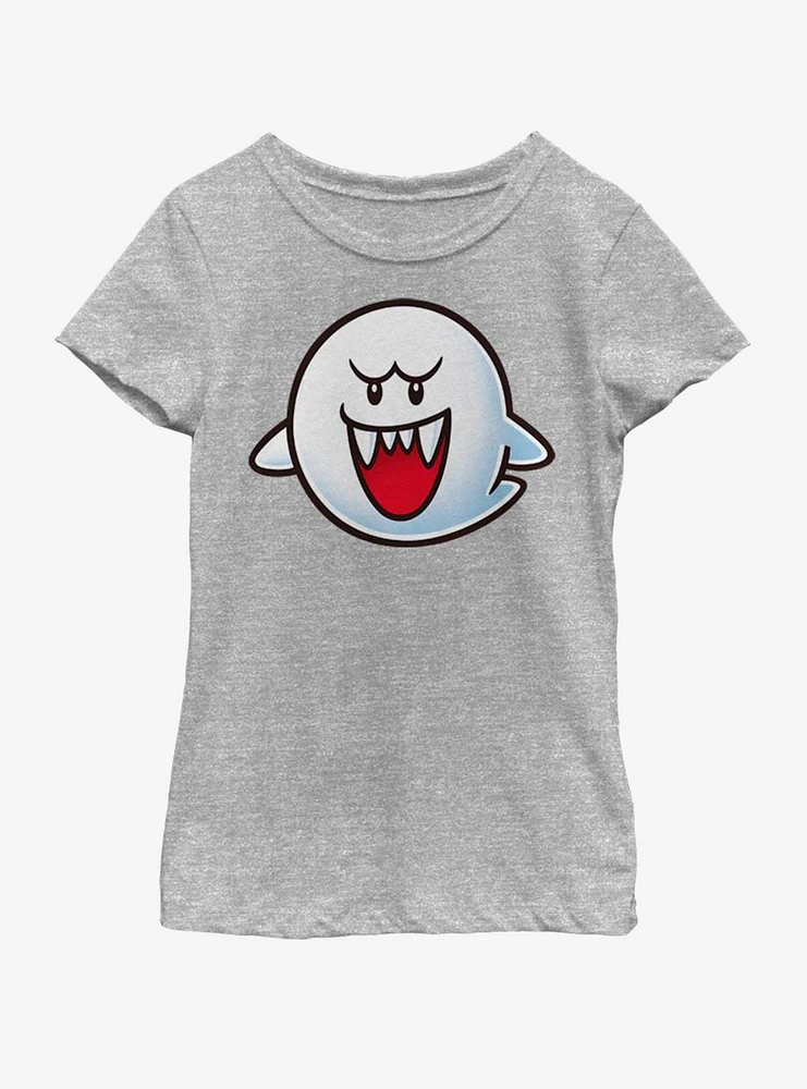 Nintendo Boo Face Youth Girls T-Shirt