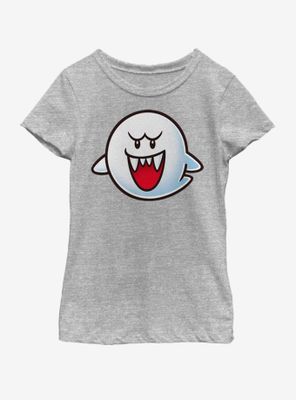 Nintendo Boo Face Youth Girls T-Shirt