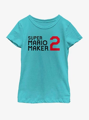 Nintendo Basic Logo Youth Girls T-Shirt