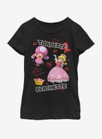 Nintendo Toadette and Peachette Youth Girls T-Shirt