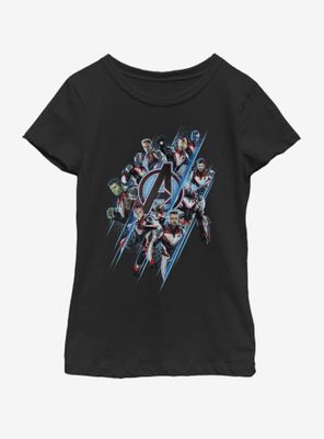Marvel Avengers: Endgame Avengers Suit Up Youth Girls T-Shirt
