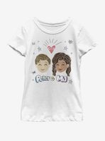 Marvel Spiderman Far From Home Peter And MJ Youth Girls T-Shirt