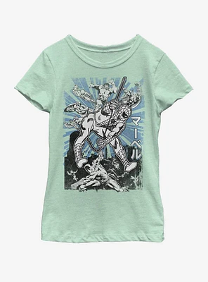 Marvel The Avengers Fight Youth Girls T-Shirt