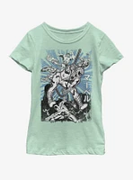 Marvel The Avengers Fight Youth Girls T-Shirt