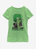 Marvel Hulk 9th Bday Youth Girls T-Shirt