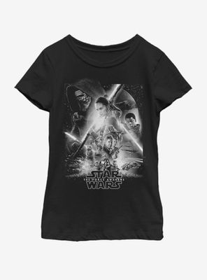 Star Wars Awakens Poster Youth Girls T-Shirt